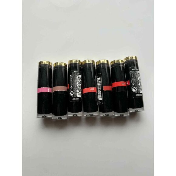 Revlon Super Lustrous Shine Lipsticks in Reds and Corals Lot of 7 - Picture 2 of 2